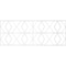 Ekena Millwork Set of Four Panels for 94 1/2"W x 36 1/4"H Hillrose Fretwork Wainscot Wall Paneling WPKP18X01X47HRE - alternate 4